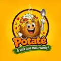 Potatê - batata recheada no pote logo