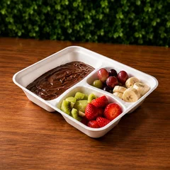 FONDUE DE CHOCOLATE + 4 FRUTAS GRÁTIS