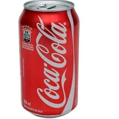 Refrigerante lata coca cola
