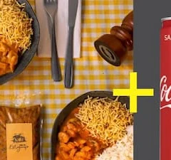 2 Tikka Masala + 2 bebidas à sua escolha