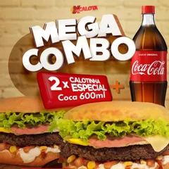 Combo 2 X Calotinha Especial + Coca Cola 600ml