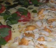 Pizza Grande Camarão com Marguerita
