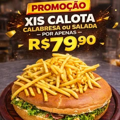 xis calota salada + 250g batata frita 