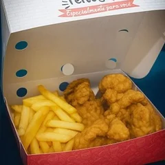 🍟 Porção Frango Crocante + Fritas  😊 O MAIS VENDIDO!