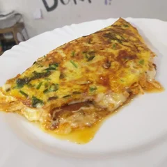 OMELETE SÓ CARNE LOUCA 