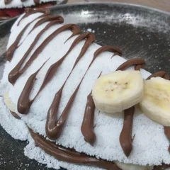 Tapioca Nutella, Creme de Ninho e Banana