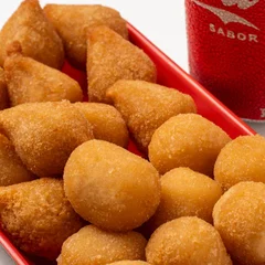 Salgados fritos 25 unidades