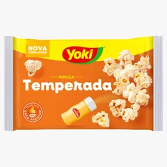 Pipoca Para Micro-Ondas Temperada Com Toque de Chef Yoki Pacote 100g