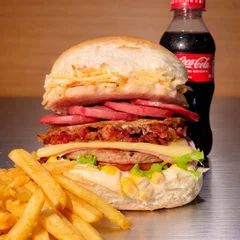Combo Dubom - X - Tudo + Batata + Coca Cola Mini