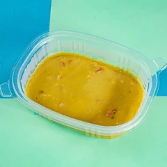 Creme ervilha com calabresa