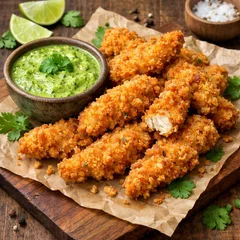 Crocante de Frango do Varanda + Molho Verde