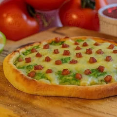 Esfiha Brócolis Queijo Bacon