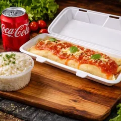 Combinado 2 ( Panqueca + Refrigerante + Arroz )