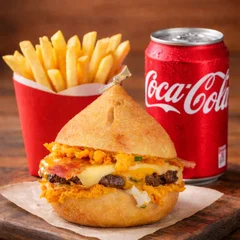 Combo 5 - (Coxinha Classica + Batata Individual + Coca-Cola )