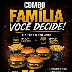 Combo família "você decide"