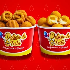 Combo Família - 50 Salgadinhos + 15 Mini Churros + 1 refri 2 litros