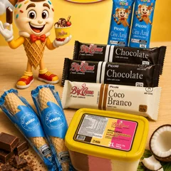  Mega combo Big Creme (1 Pote 2l + 10 Picoles SORTIDOS+ 1 Cascão)