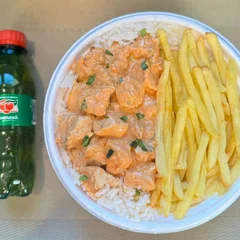 Strogonoff Frango & Fritas + Guaraná Pet + R$ 18,99 leve outra marmitex