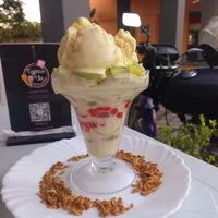 Taça Salada de Frutas c/ Sorvete ou Açaí