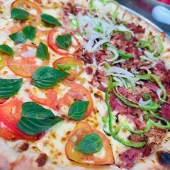 Pizza Gigante + mate couro ou kuat 2L