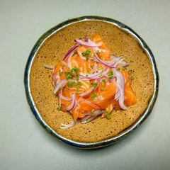 Ceviche de salmão