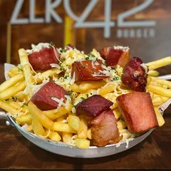 Fritas com Cubos de Bacon