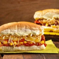Dogão de quatro linguiças (Pernil)