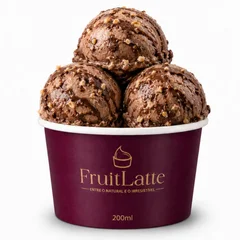Sorvete Ferrero Rocher Fruitlatte