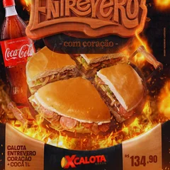 Calota Entreveiro com Coração + COCA 1L