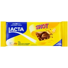 Chocolate lacta shot 90 gramas