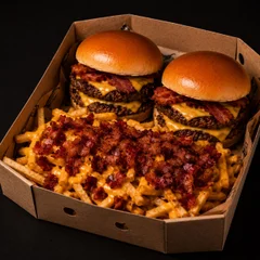 2 Duplo Burgão + Batata com cheddar e bacon