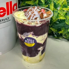 Açaí no copo 500 ml com 4 adicionais grátis 