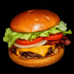 Salada Bacon - Hambúrguer 160g Blend Angus 