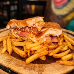 Braseiro's Hot dog bacon.