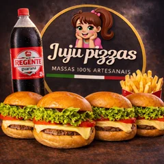 4 x-salada + batata + pet 1,5