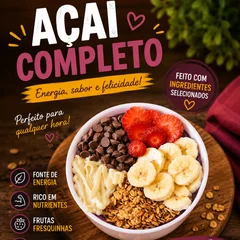 Açaí com 5 Adicionais ( Monte do seu Jeito)