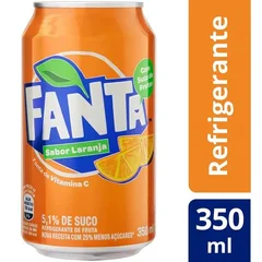 Fanta Laranja Lata 350ml