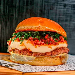Cowboy Burger - Carne Seca & Couve Crocante