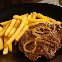 Quentinha Bife com fritas
