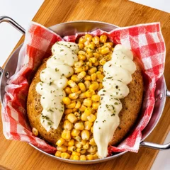 Batata Recheada Milho