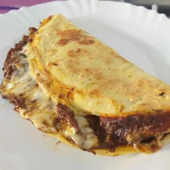 CREPIOCA SÓ CARNE LOUCA 