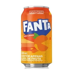 Fanta laranja lata 350ml 