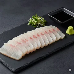 Sashimi de Peixe Branco com 12 peças