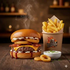 Combo Onion Bacon com Fritas