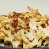 Porção de Batata com Muçarela ou Chadder e bacon 250 g (peso in natura)