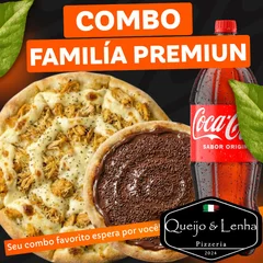 Combo Família Premium + Coca 2L 