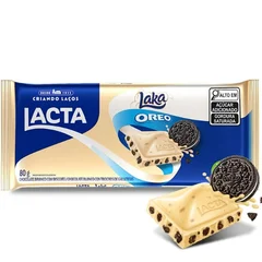 Chocolate Branco Laka Oreo Lacta 80g