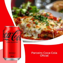 Parmegiana de contra filé (P)+ Zero Açúcar Coca-Cola 350ml
