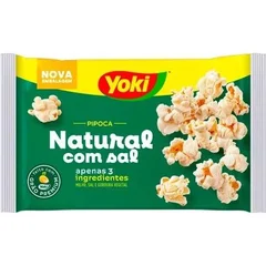 PIPOCA DE MICRO ONDAS NATURAL COM SAL 100g