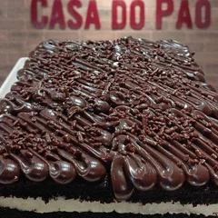 Bolo de Prestígio - Fatia Quadrada